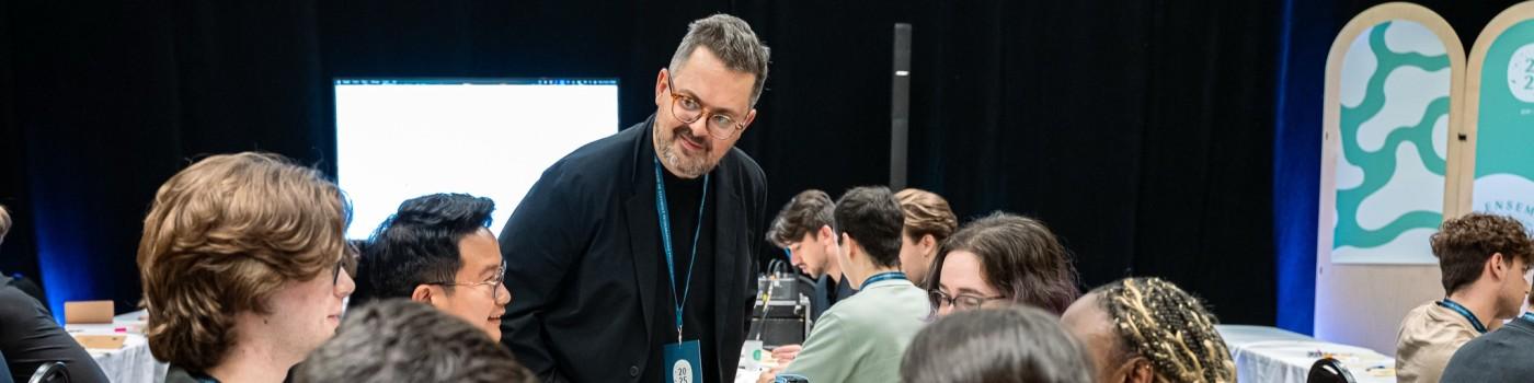 Sébastien Bélisle en action — facilitation d'un atelier collaboratif
